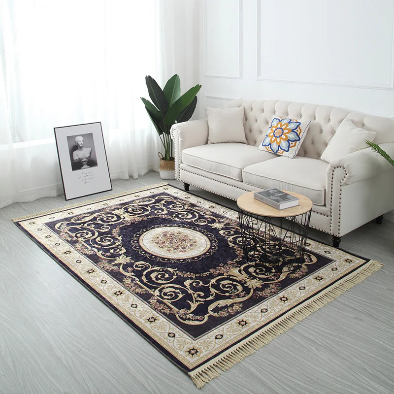  Hot Sale European High Qaulity Style Carpets For Living Room Luxury Printed