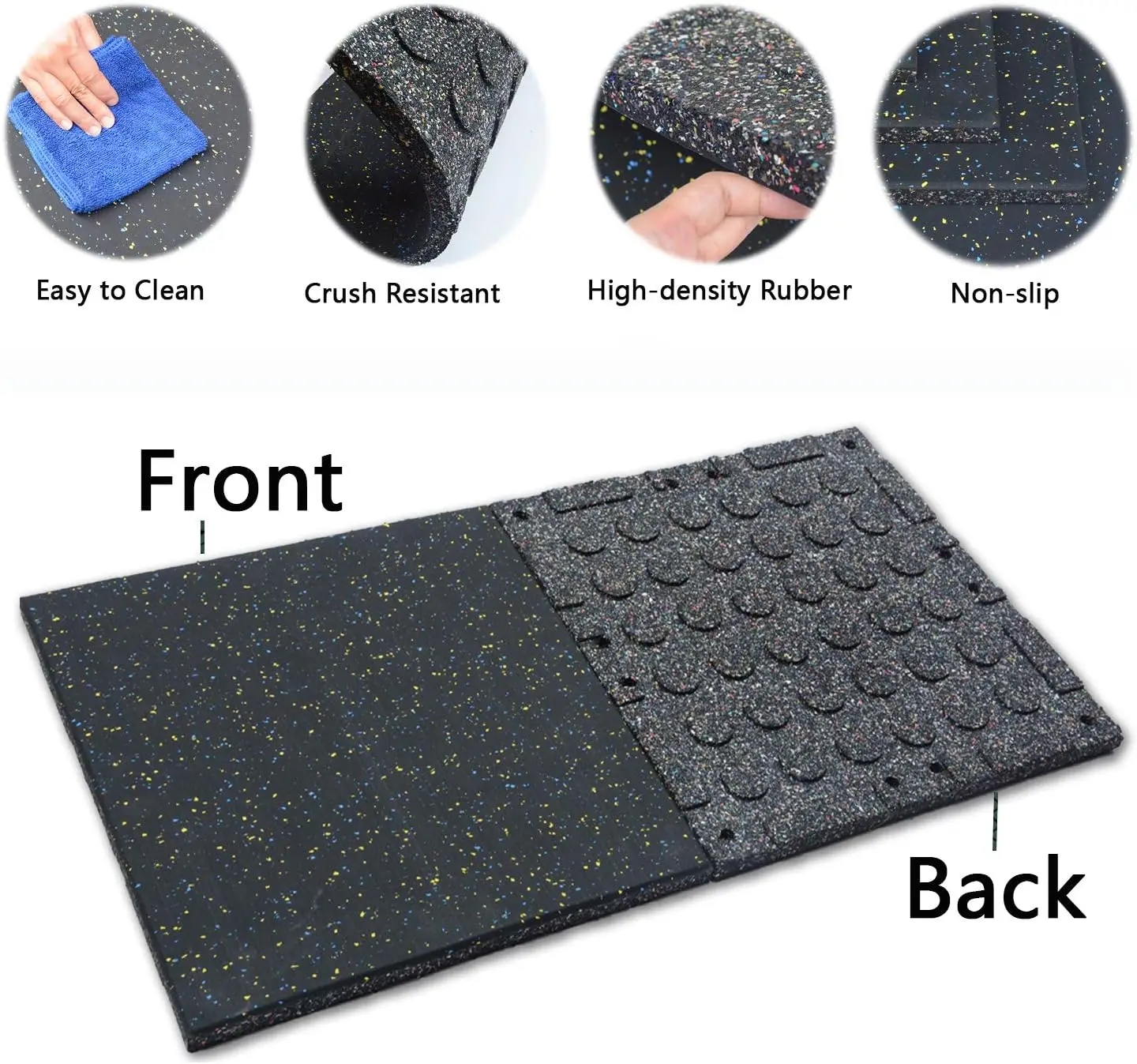 Rubber Mat Floor Interlocking Rubber Floor Mats Gym Floor Mat Rubber Interlocking