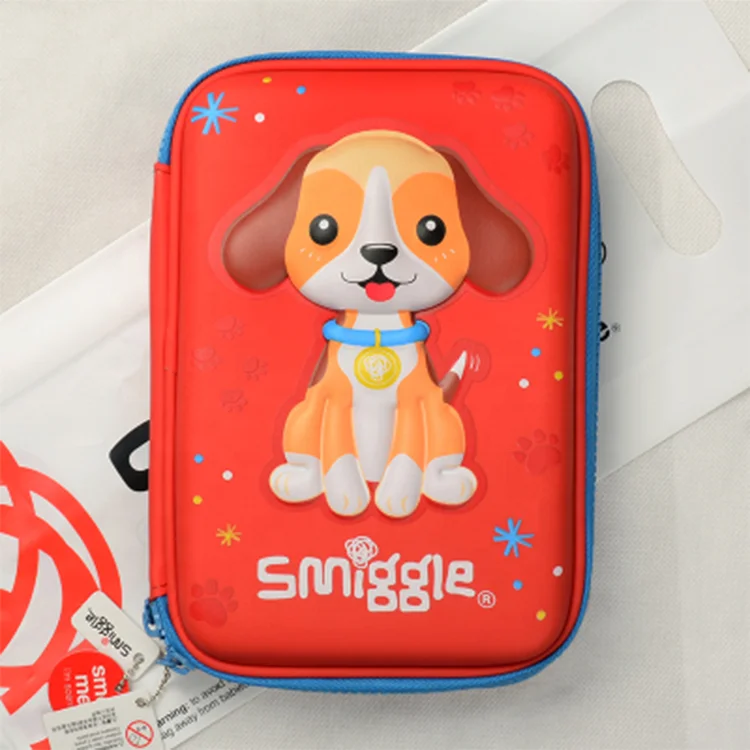  Модный персонализированный EVA Smiggle 2 боковой пенал оптом милые вместительные пеналы с принтом