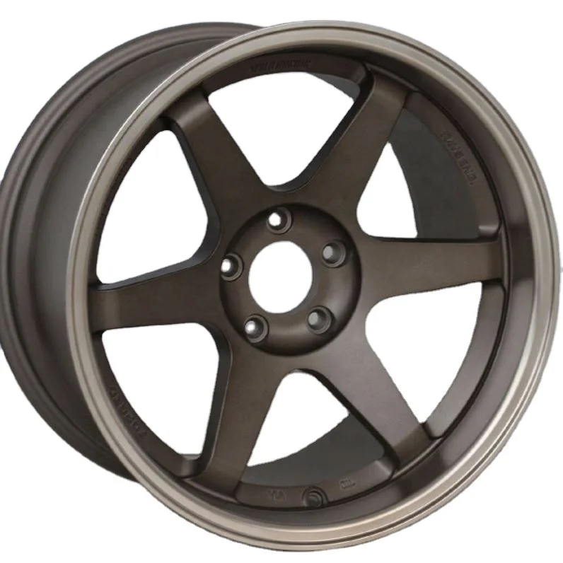 Flrocky echo 15 16 17 18  Wheels/Rims 4X100 5X100 5X114.3 Car Wheel Rims For RAYS Te37 Deep Dish