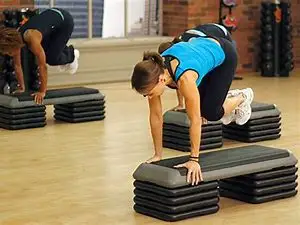 110 aerobic step platform custom logo design adjustable aerobic fitness exercise gym fitness equipment