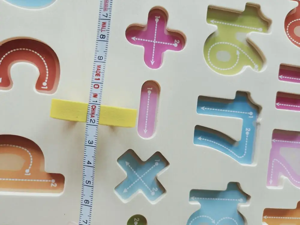 Wholesale Wooden Montessori Alphabets Puzzle Board Early Learning Educational Toy for Toddlers 2-4 Years WPT23-B