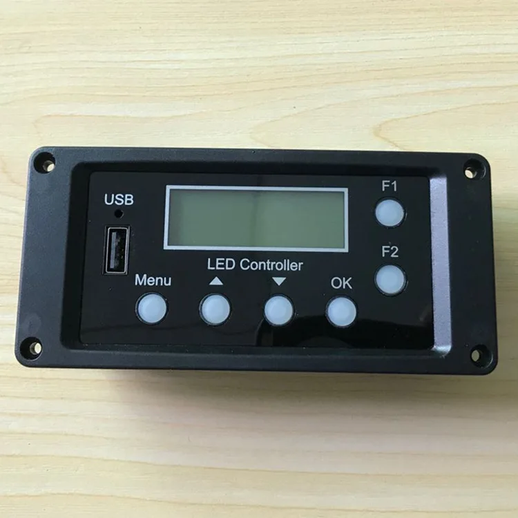Bus station digital route programmable content LED destination sign display manual controller control unit
