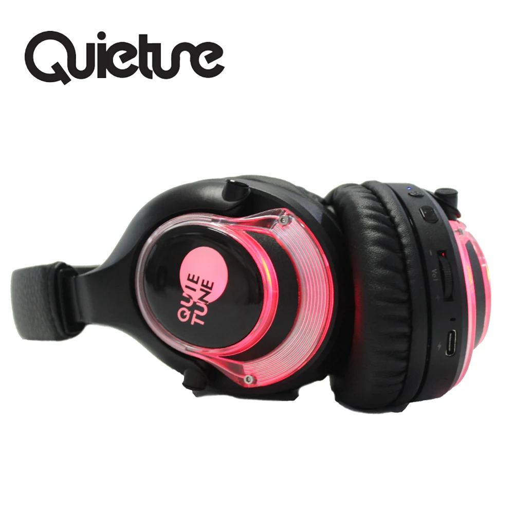 Entertainment Equipment Silent Disco Headphones F49HIFI for Parties with 3 or more Channels within 500m Control Range