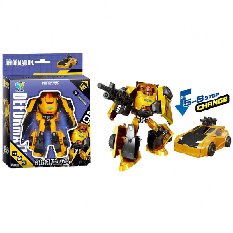 wholesale Transformation Toys Deformation Robot Car Plastic Action Figure Education Toys For Children Birthday Gift