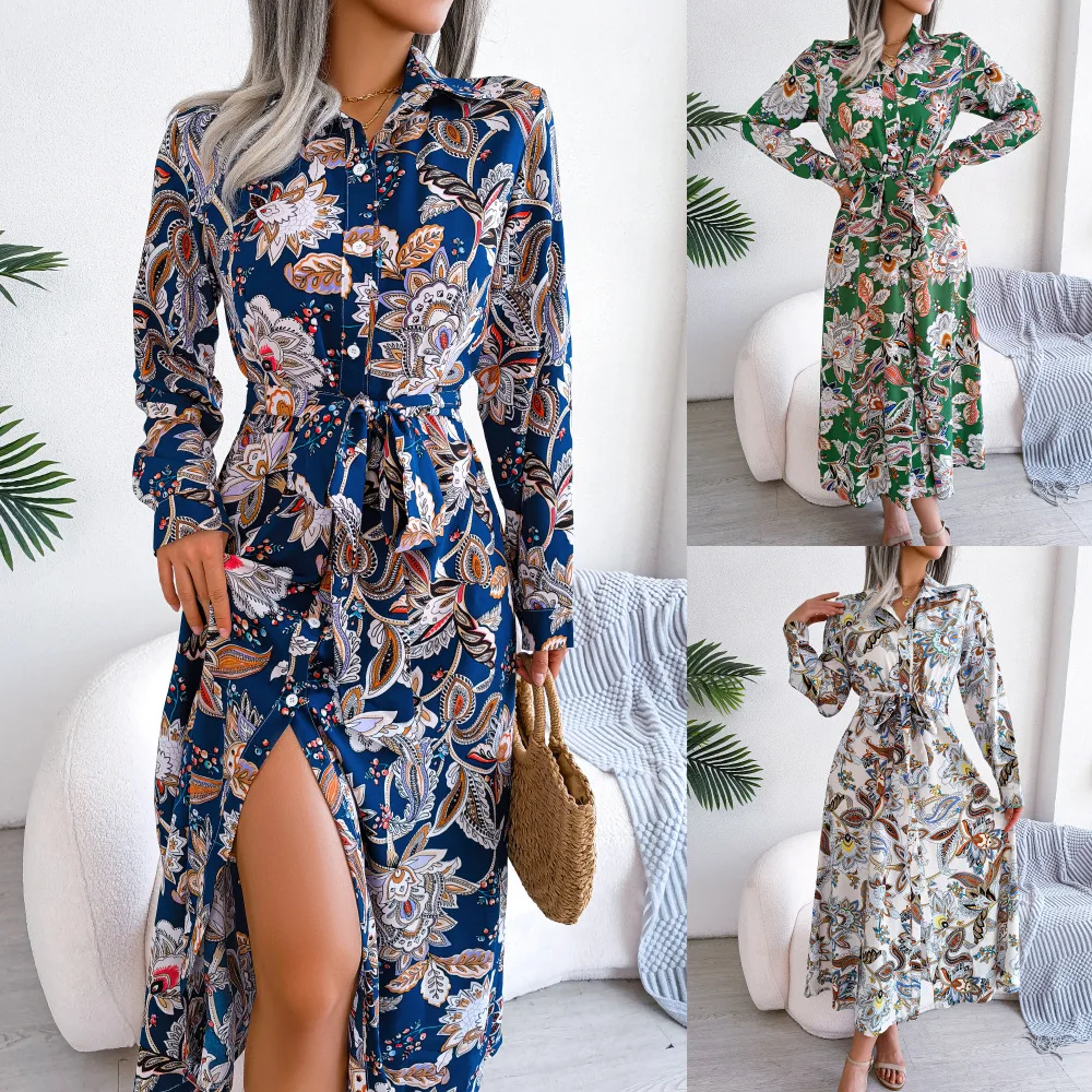 Summer Women Dress Solid Color Retro Vintage Casual Party Office Robe Rockabilly Dresses