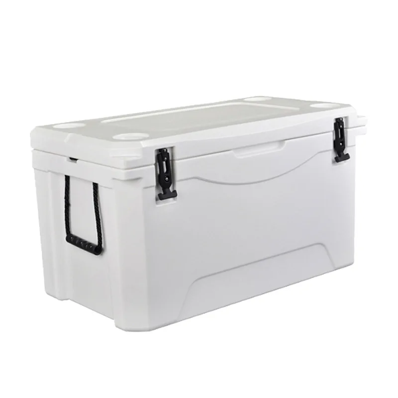 High Quality Heavy Duty PU Foam Large Capacity Car Coolers Camping 110L Rotomolded Ice Chest Cooler Without Wheels