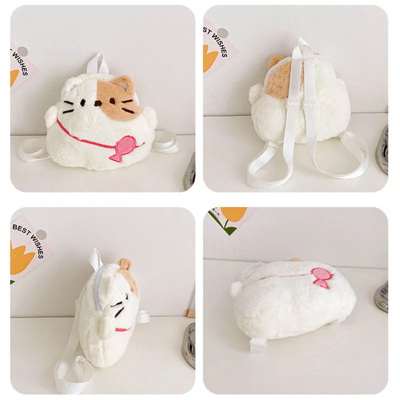 Korean version Instagram cute pig bag cartoon backpack girl heart doll chicken plush toy bag