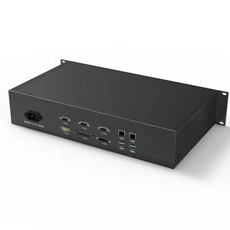 YONGGU-C12  2u rack mount chassis industrial pc case flat side, with 5mm faceplate 482*89-250