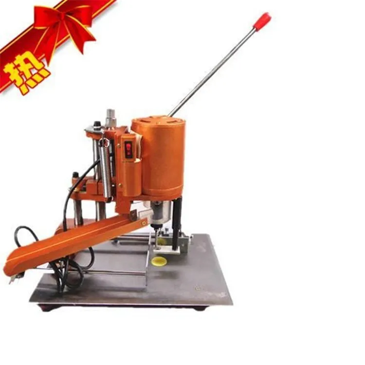 Electric single head punching machine Paper products Nylon hangtag drilling paper products Photo album Handbag hangtag punching