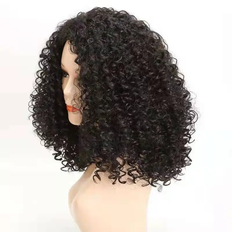 Sunlight 13*4 Lace Front Bob Wigs Brazilian Human Hair Wigs For Black Women Natural Color Remy Kinky Curly Short Lace Front Wigs