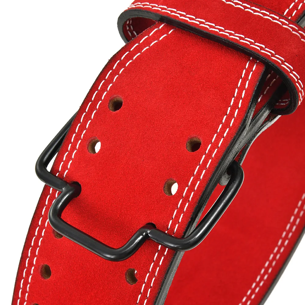 Weight Lifting Belt Genuine Leather Adjustable Comfortable Weight Lifting Belt Lumbar Support For Enhance Your Training