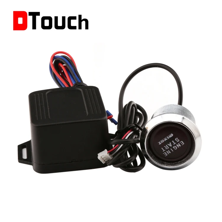 Dtouch Universal Car Engine Push Start Button Switch Ignition Starter Kit Led Motor Momentary Switch Fit For 12v Vehicles