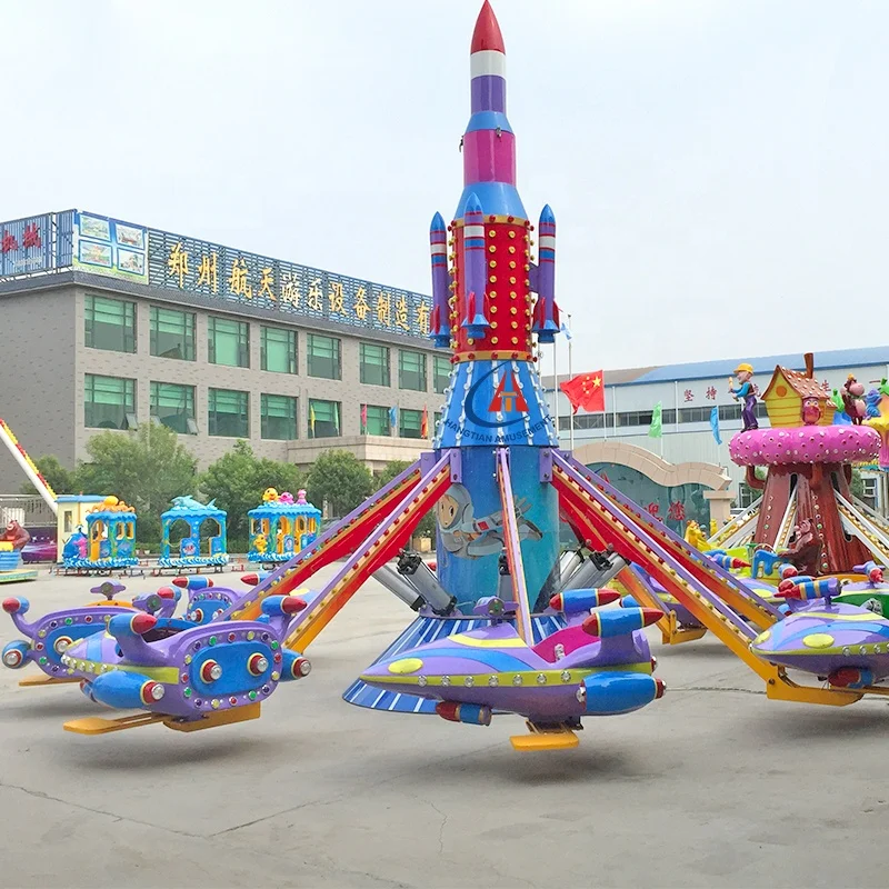Amusement and theme park companies equipment attraction park plan self control aircraft for kids