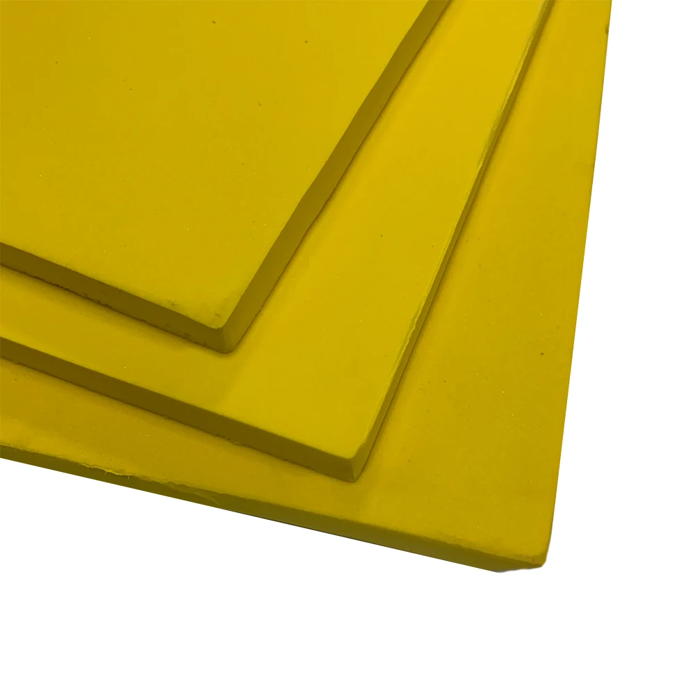 Tandian T50 yellow 2021 High Quality Adhesive Ejection Rubber shore A 30-35 Degree eva for die cutting rubber cut