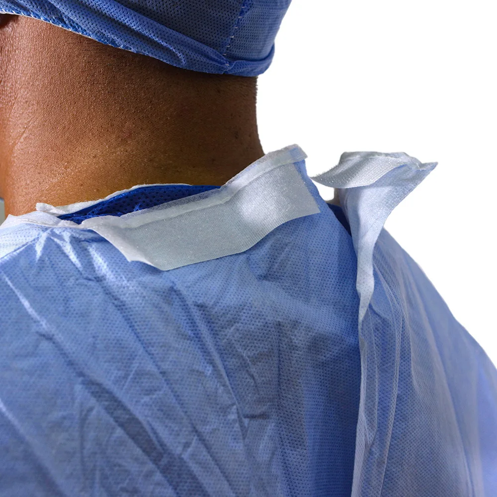 aami level 4 gown Surgical Gown Book Folding Knitted disposable surgical gown Hubei Haixin