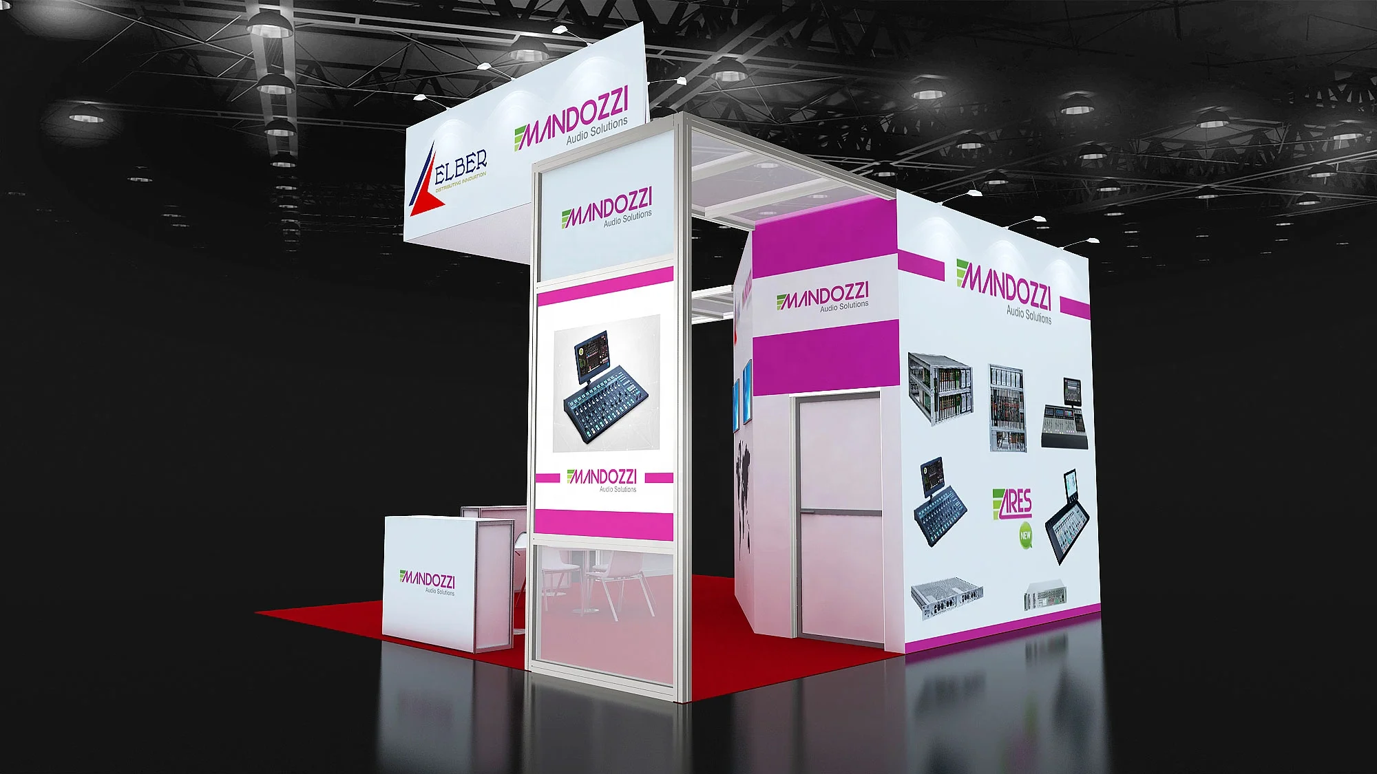 20x20 Exhibition Fair Trade Show Display Booth Stand De Feria