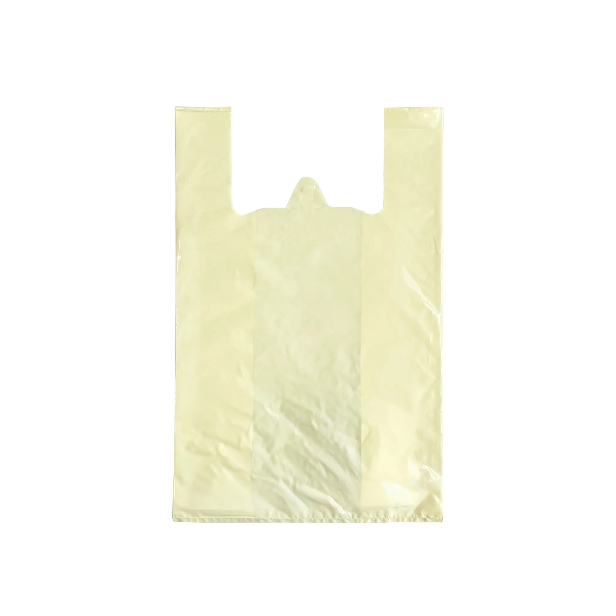 T-shirt Carrier Bag Packaging Customized Sizes Shopping Handle Bags with Bellow Economic hdpe ldpe mdpe t-shirt Plastic Bags