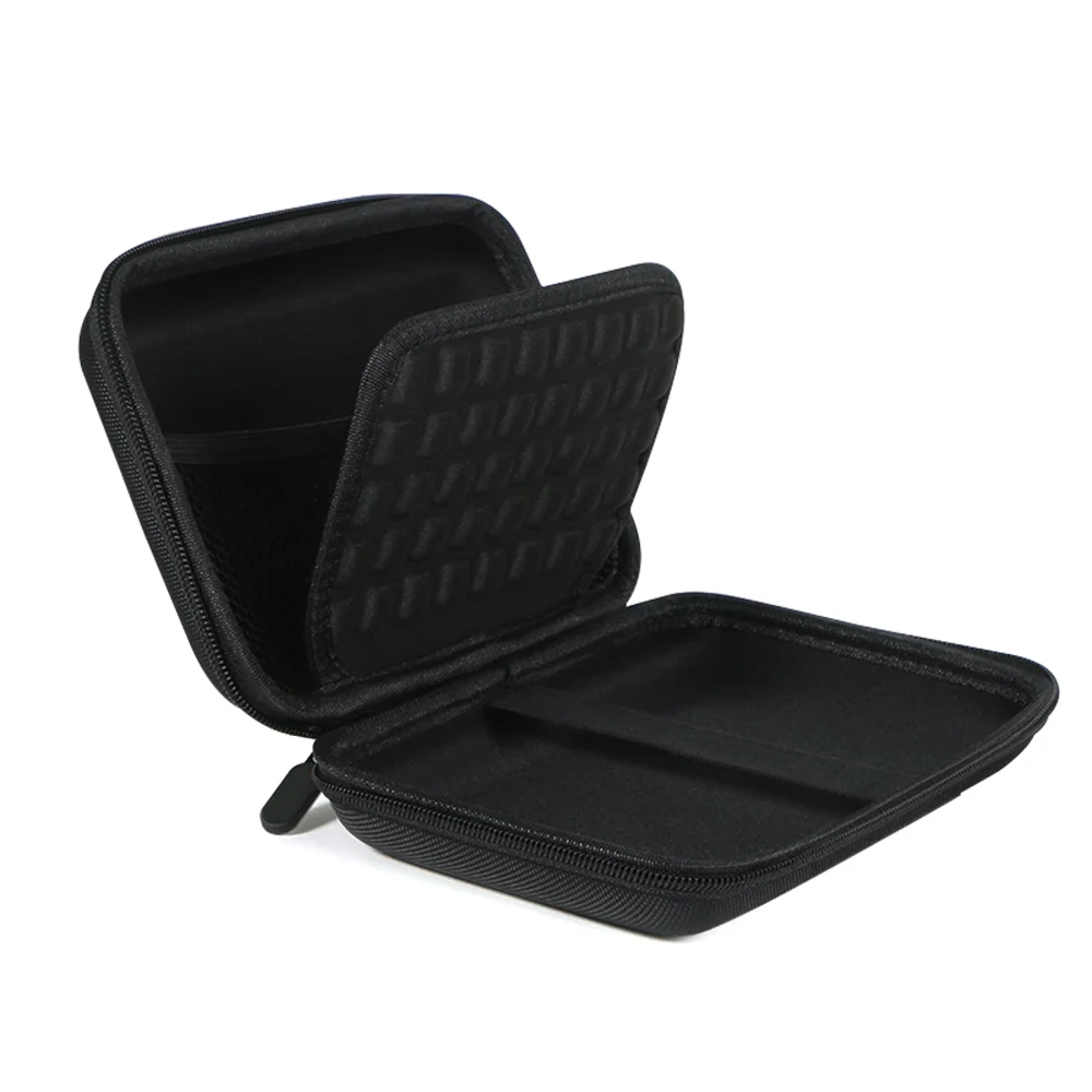 Custom hard shell hard disk eva bag with handle travel eva zipper hard carrying case