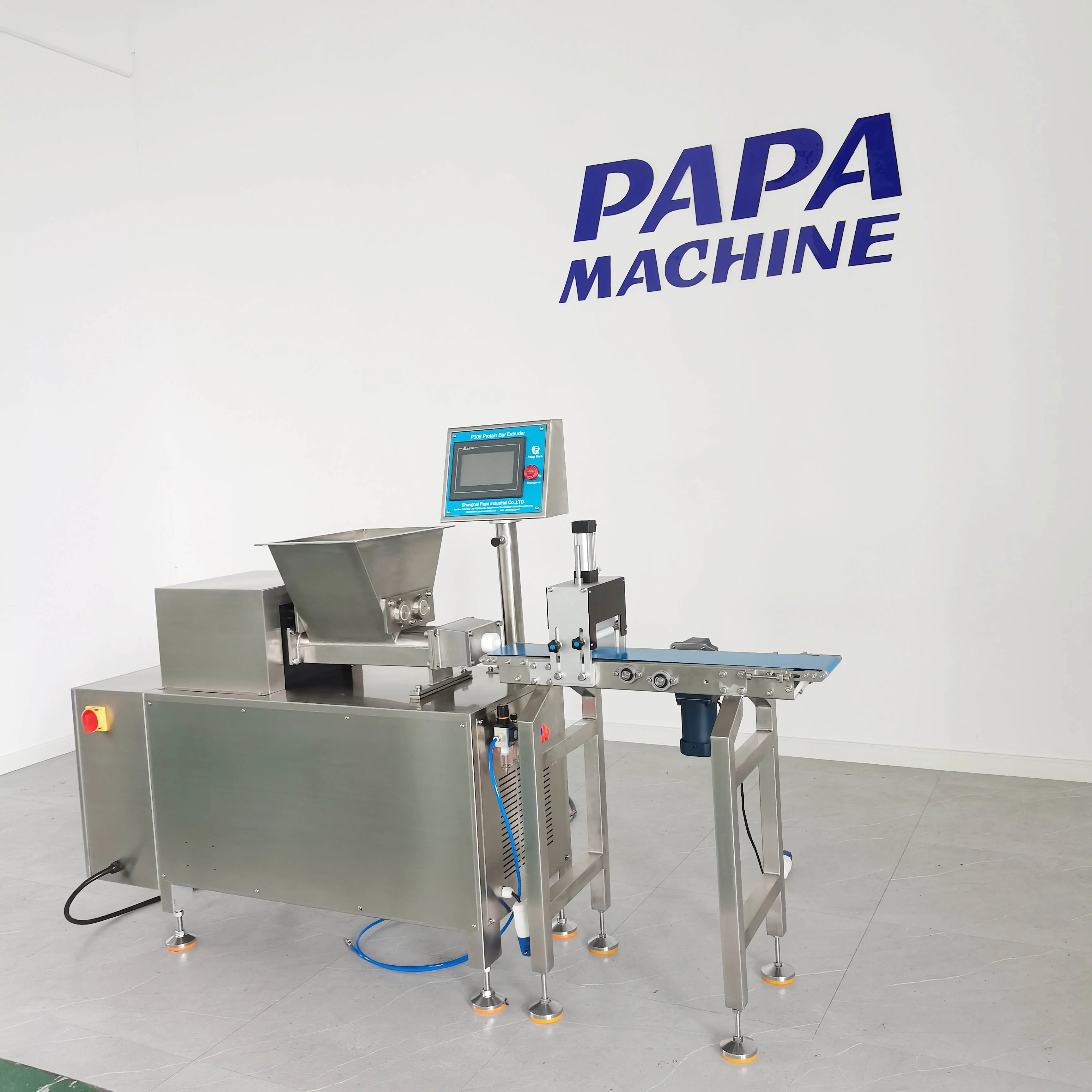 Industrial Automatic P308  protein dates bar extruder machine with servo motor cutter