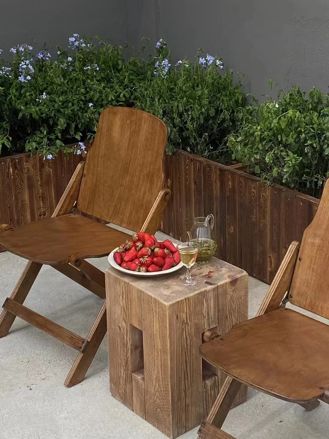 Cheap price solid wood furniture wholesale living room  recycled wood ottoman stool