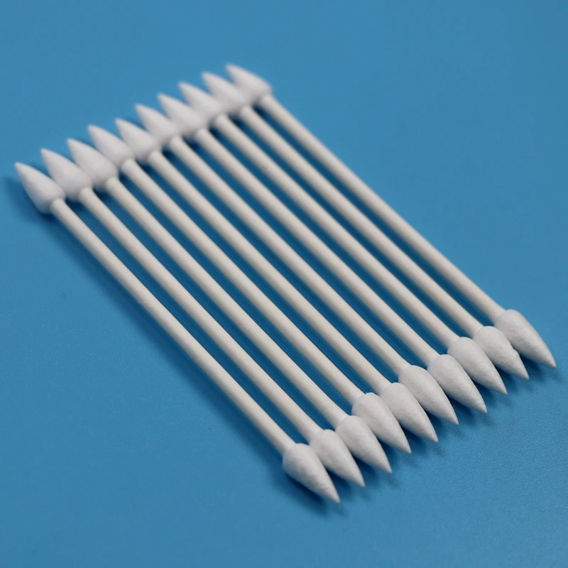 4.7mm Eco-friendly Double Ended Pointed Cotton Bud Industrial Cleaning Qtips Cleanroom Cotton Swab