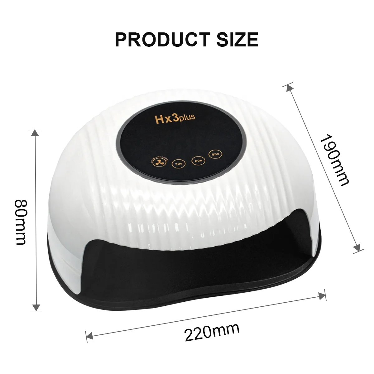Portable Hx3Plus Drying For Gel Nail Polish Nail Dryer Machine Curing Rechargeable Dryer Led Light Manicure Uv Nail Lamp