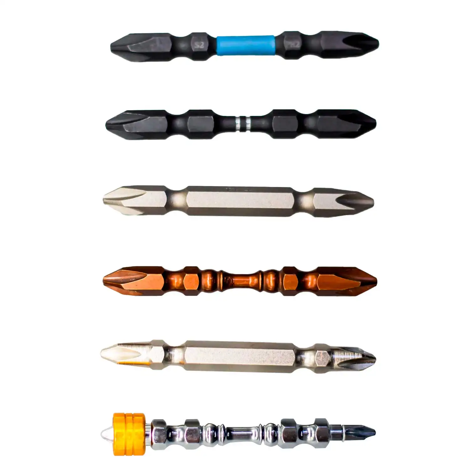 Factory Price Double Cross Ended Screwdriver Bit S2 Alloy Steel Sandblasting 65mm*PH2