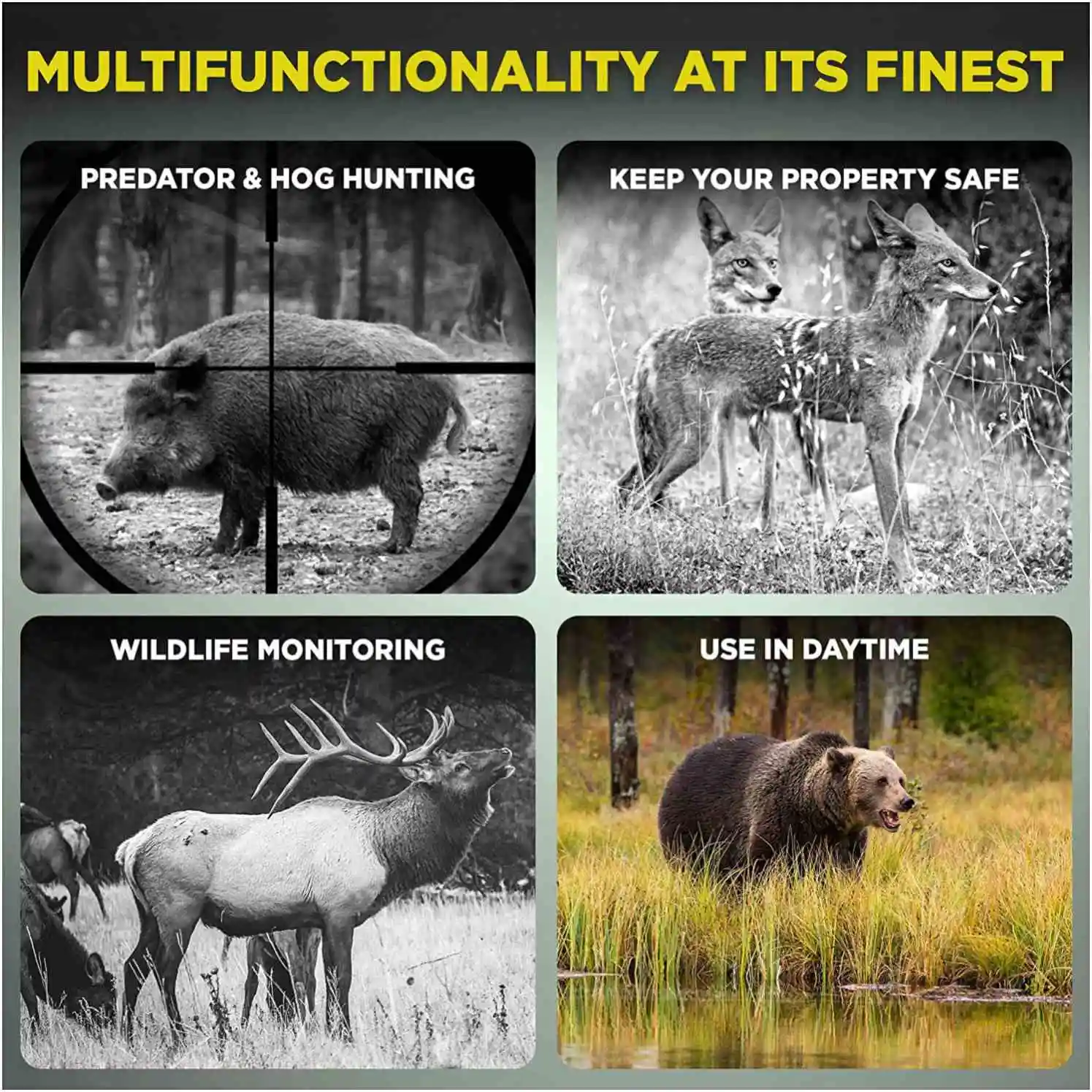 Цифровой бинокль ночного видения LIJING 3,5-7x31NV400 для полной темноты, цифровое ночное видение