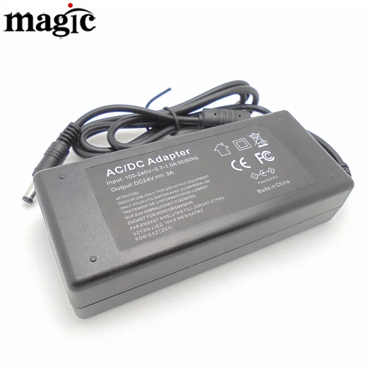 Ac 220v to Dc 24V 12V 72W адаптер питания трансформатор источник для светодиодной ленты