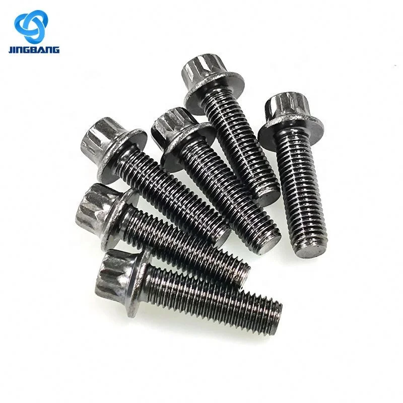 Bolts bolts Ar64 T25 5 M8X125 Gb5787 Flanges Titanium M22 X 240 7 Mm 12 Point Head M14X15 M8X12 M5 M7 Flange Bolt Screw