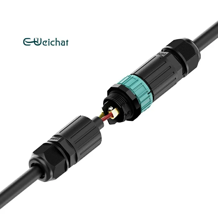 E-Weichat Manufacturer M28 5 Pin Pluggable Male Female Cable Connecting Outdoor Led Screen Lighting IP68 Waterproof Connector