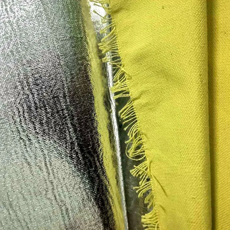 Aramid fabric High Temperature Resistant Heat Resistant for welders with aluminum coating