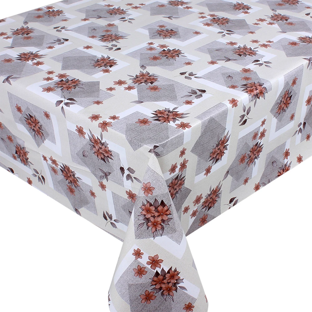 Water-proof Fruit Design Clear Printed PVC Tablecloth Table Cover