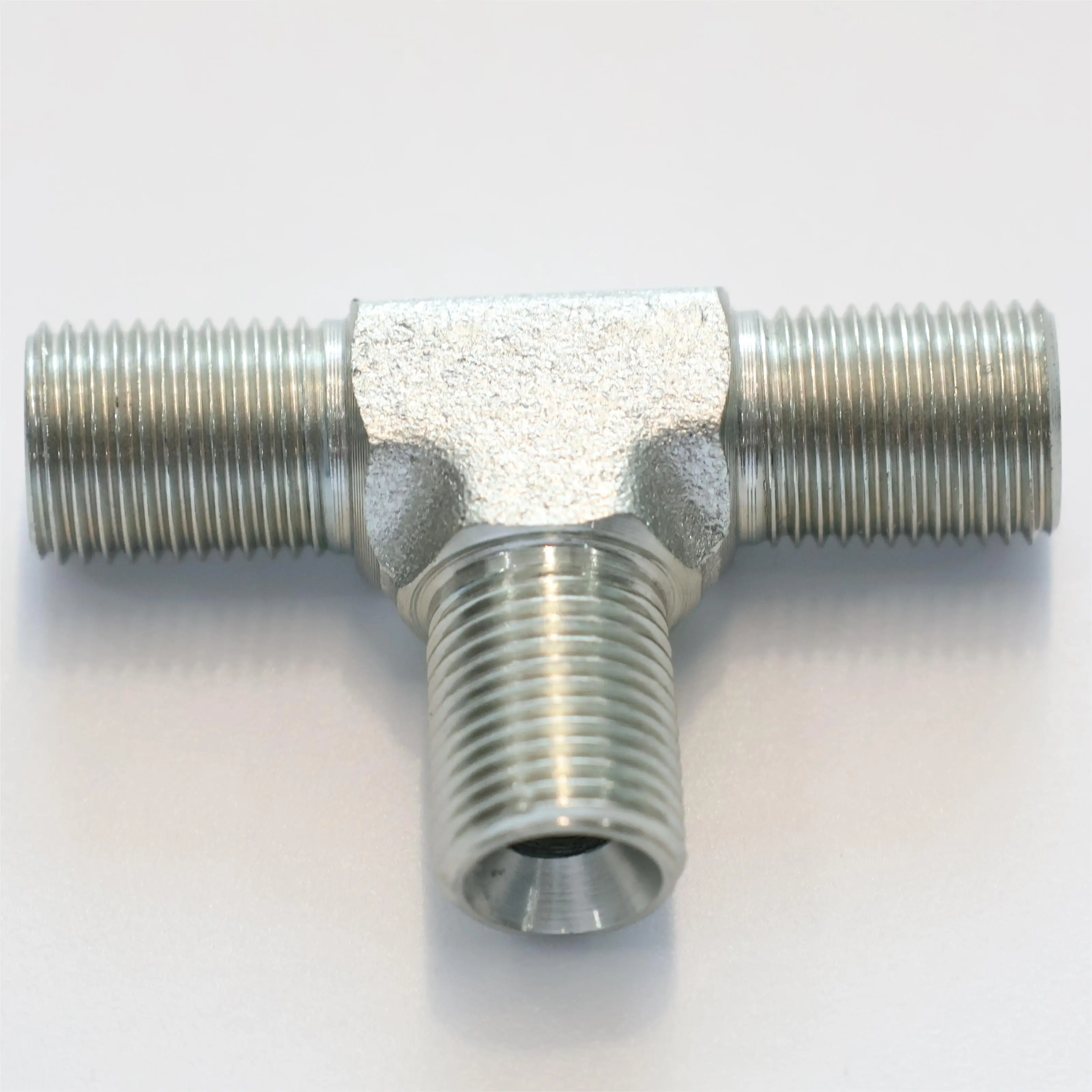 Customized Carbon Steel Threaded Pipe Tube  Adapter Hose Crimp Male BSPP To Male BSPP AB Series Hydraulic Fitting Bulkhead nut