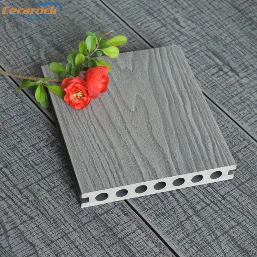 Waterproof outdoor wood plastic composite wpc garden decking flooring