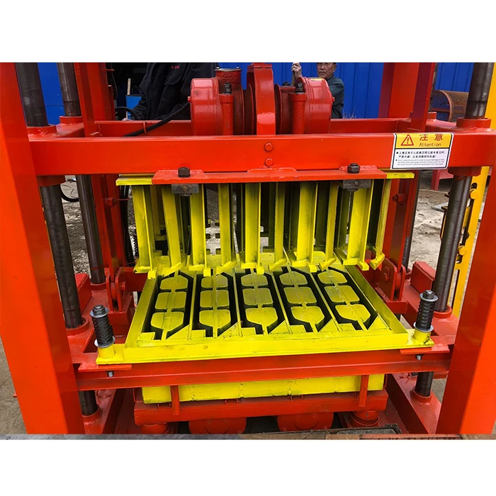 Semi-automatic Small Mobile Manual Hollow Cement Brick Making Machine Concrete Block Making Machine Manufacturer