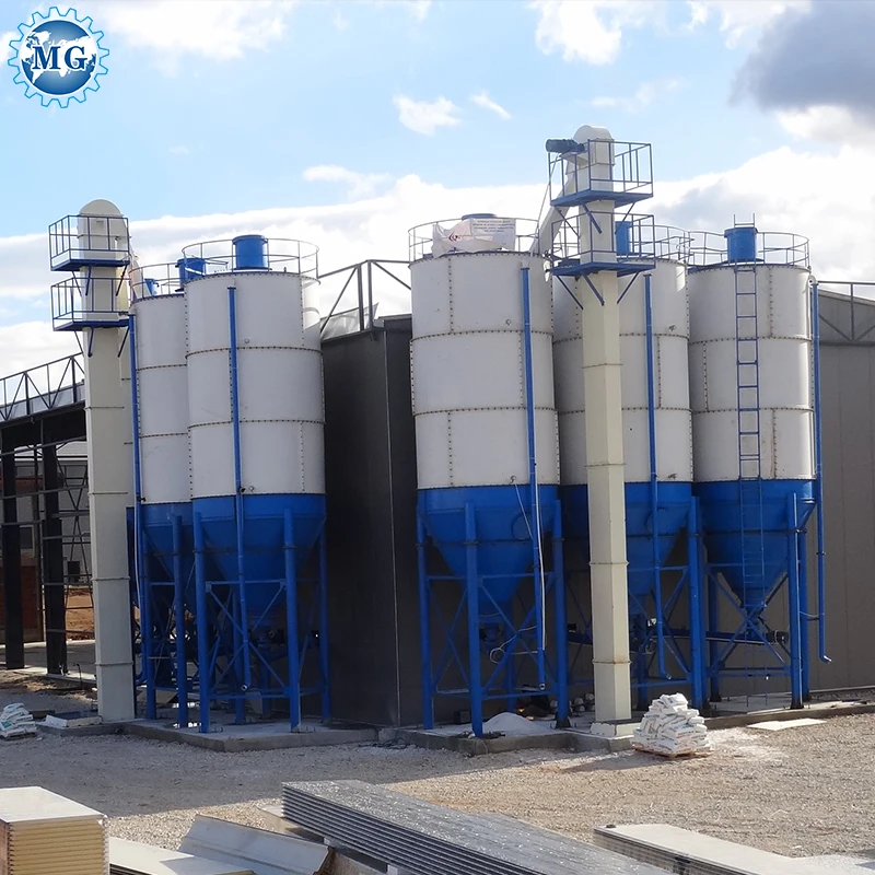 New Product Detachable Bolted Storage Silo Latest German Technology China Twin Shaft Mixer Powder Silo for Dry Mortar Plant