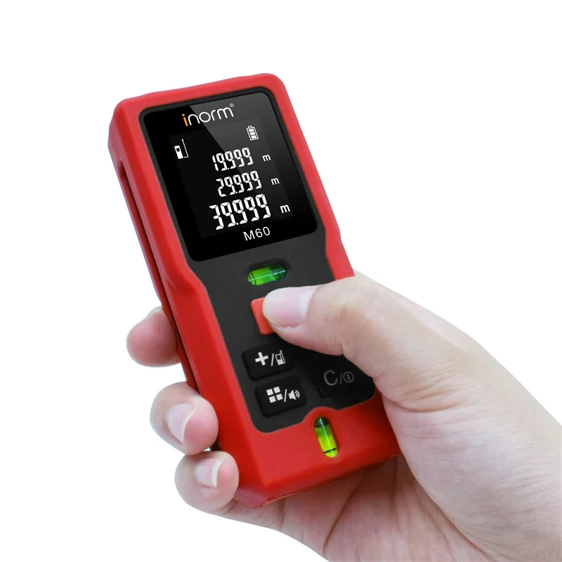 Mini Handheld Laser Rangefinder Sight Measure Tool Laser Distance Meter With Lcd Backlight 60m Digital Laser Distance Meter