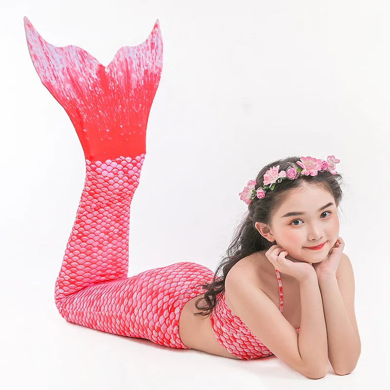 Wholesale kids girls 3pcs/set swimwear children bikini sequin swimsuit