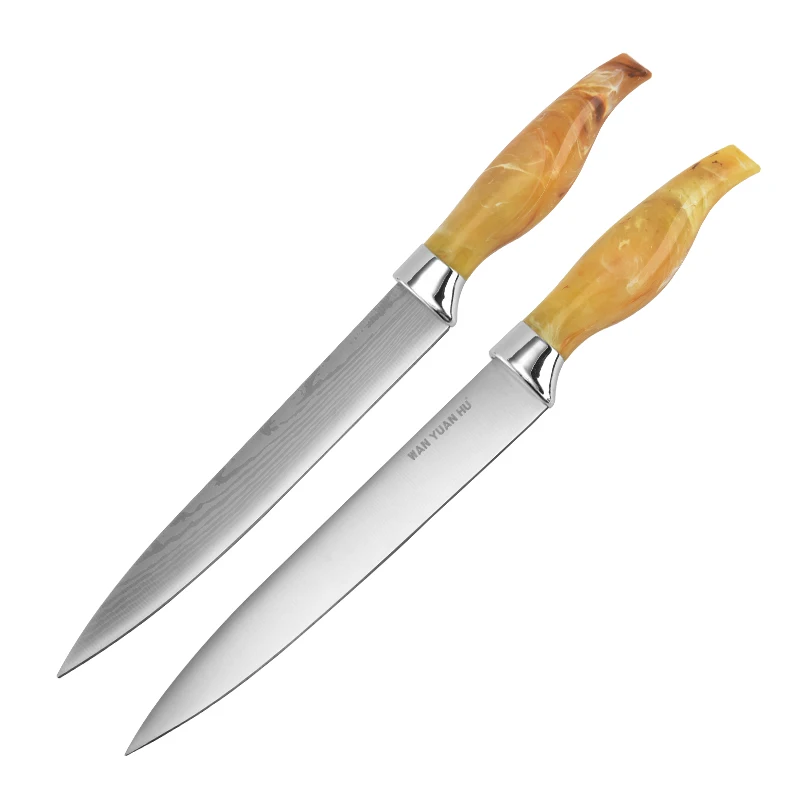 8 inch Sharp Stainless Steel Blade Kitchen Roasts Meat Carving knife Turkey with PP handle