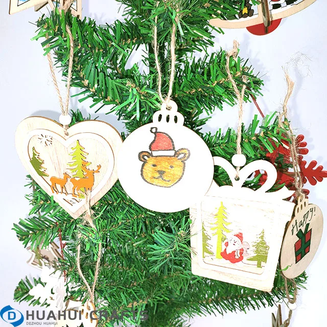 Popular Double Sided Oval Sublimation Christmas Ornaments Custom Shape Cutting Sublimation Aluminum Blanks Ornaments with Ribbon