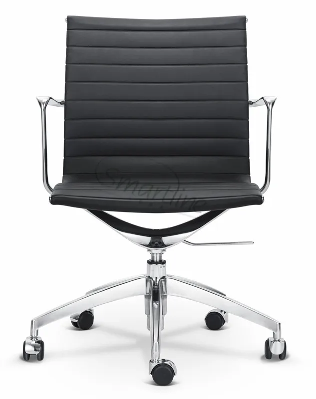 Comfortable Ribbed Aluminum Commercial Office Chair