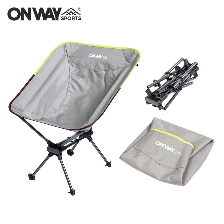 Onwaysports Strong Outdoor Camping Moon Chair Middle 7075 Aluminum Frame 900D Pu Polyester Fabric