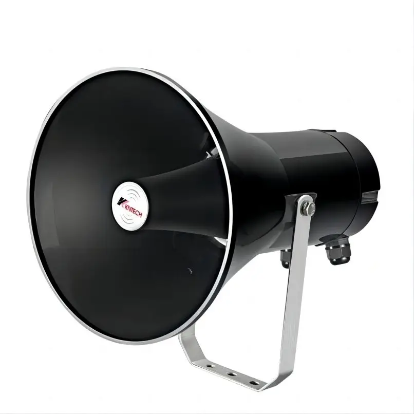 KNLB-EX30 ATEX Outdoor Black Paging Speaker 30W Explosion Proof Horn with IP66 Dust & Waterproof Rating