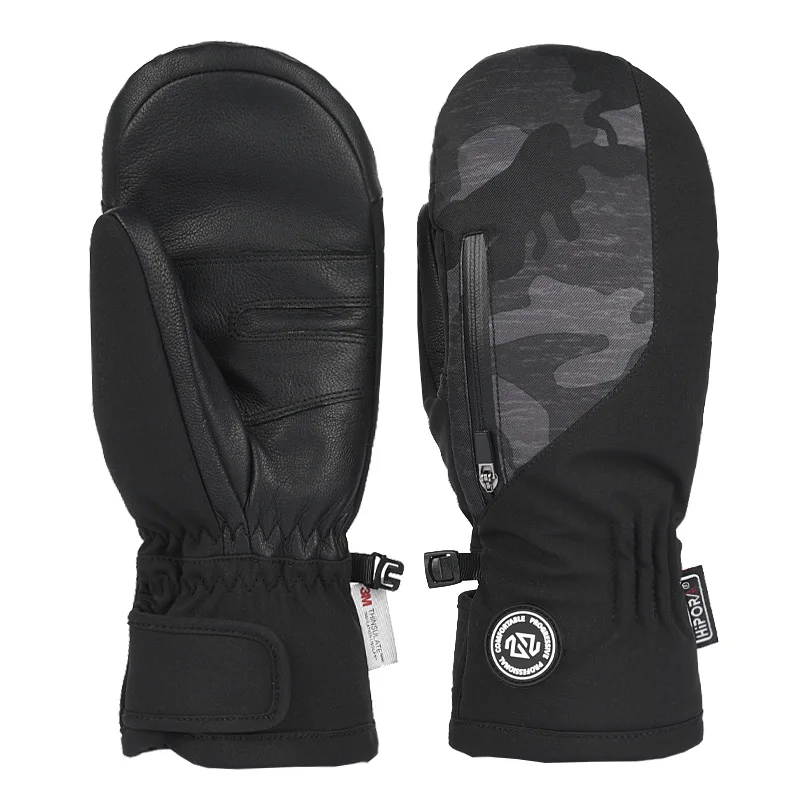 Kid Snowboard Gloves Sport Leather Ski Gloves Race Boys Sports Gloves Kids Mittens Winter