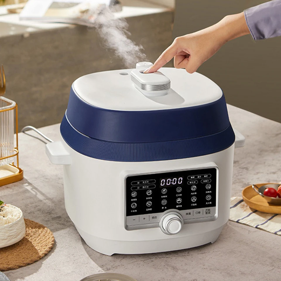 European popular multifunctional 5L hot pot smart automatic 2 in 1 rice cooker and pressure cooker