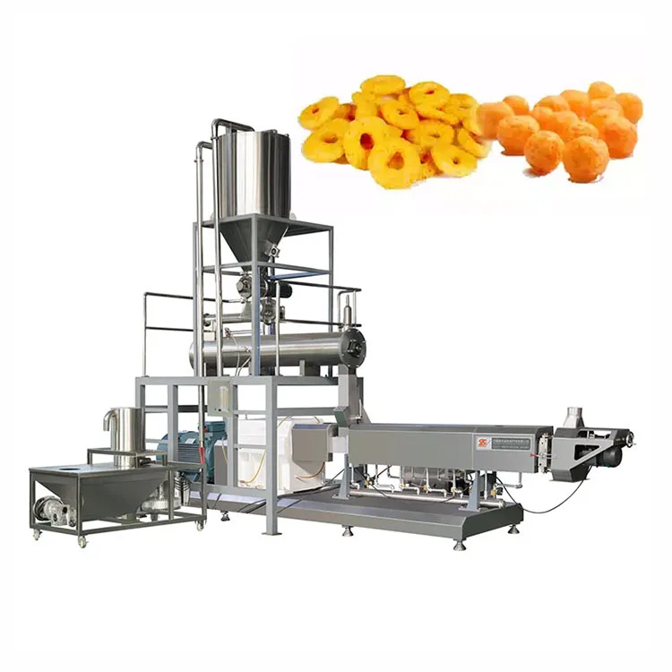 Puffed Food Extruder Hot Sale Corn Puff Snack Extruder Corn Puff Making Machine Extruder Heater Puffing Machine Line