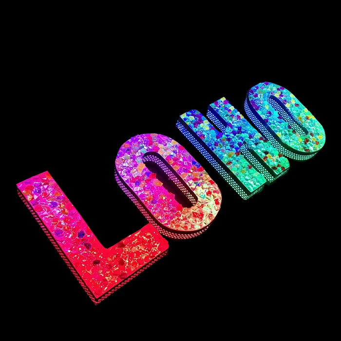 Наружные сменные 3d буквы для разных магазинов Светодиодный настенный знак с подсветкой