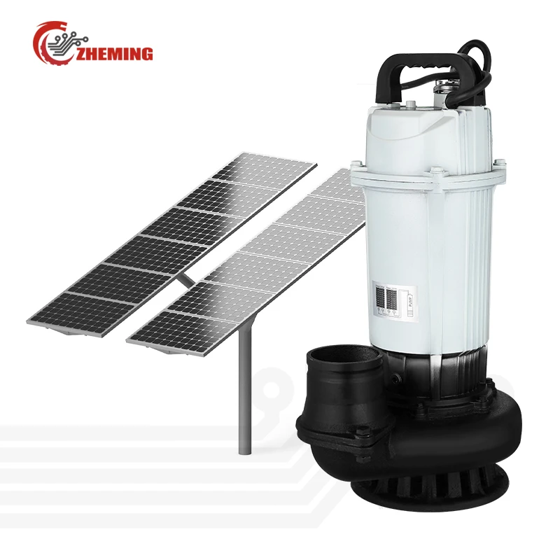 Zheming 48V 600W 2Inch Small Bore DC Low Power Submersible Well Solar Electric Water Pump